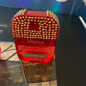 AshleyBelle Watermelon Aloe Moisturizing Spray Hand Sanitizer - Red Crystal Case